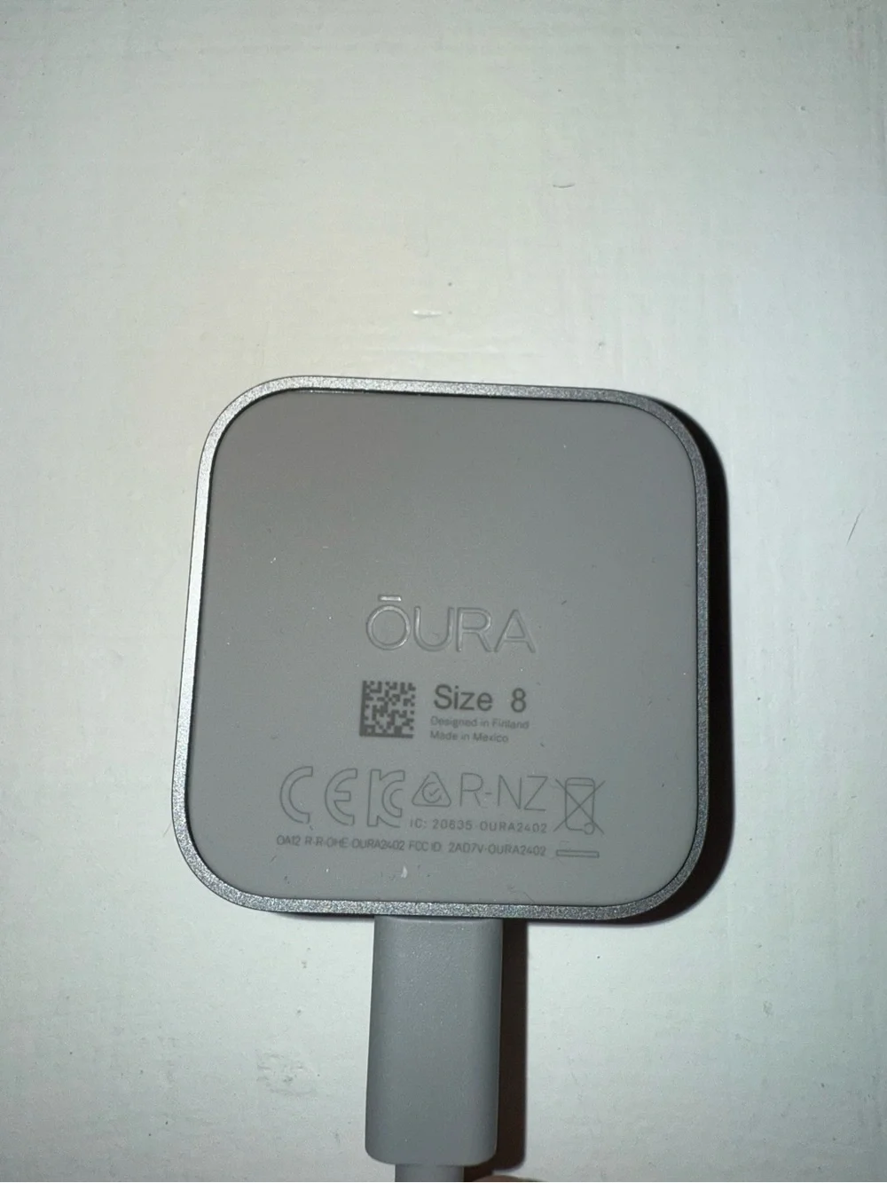 Oura Ring 4 Size 8 Charger with Cable
